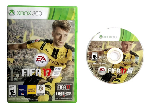 Fifa 17 Xbox 360 (Reacondicionado)