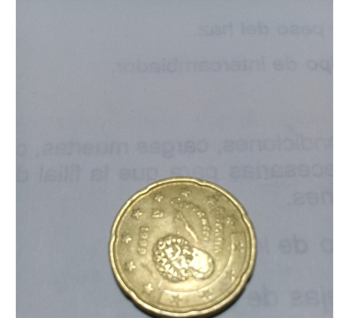 Moneda Española De Euro De 20 Cts