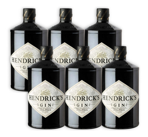 Gin Hendrick´s London Dry Destilado X6u 700ml 