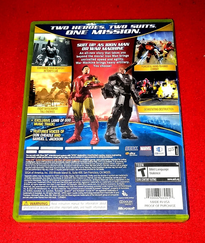 Iron Man 2 - Xbox 360 (Usado)