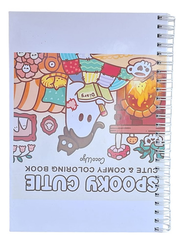 Livro De Colorir Spooky Cútis Com 40 Páginas Para Pintar