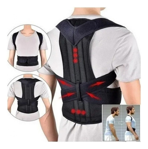 Faja Corrector De Postura Y Lumbar Ortopédica Hombros Dorsal