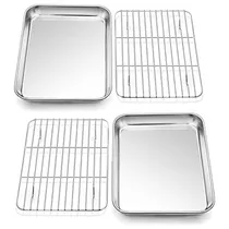 Comprar Juego De Bandejas Para Horno Tostador P&p Chef Con Rejilla (