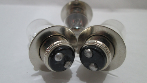 Imagen 2 de 4 de Bombillo Moto 2 Contacto T19 12volt X 10 Unidades