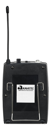 Microfone Headset Lapela Sem Fio 2 Em 1 Mxt Palestras Igreja Cor Preto Uhf-516bp