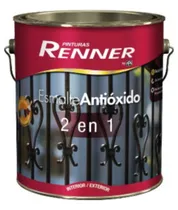 Comprar Esmalte Con Antioxido Grafito Mate Renner- Megacolor 