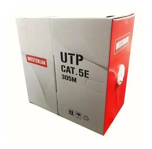 Bobina 305 Cable Utp Cat 5e Metros Cat5e 70-30 Cctv Redes