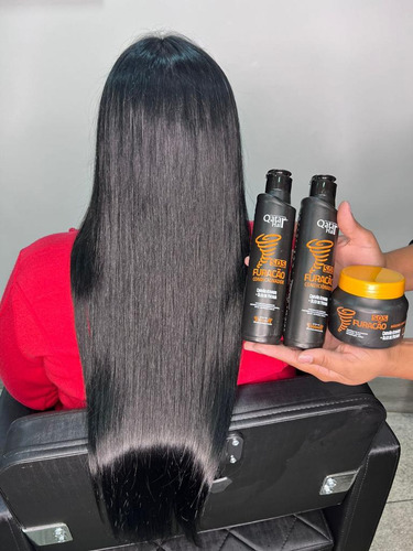 Kit Furacão 300ml + Shampoo Anticaspa 300ml Combate A Caspa