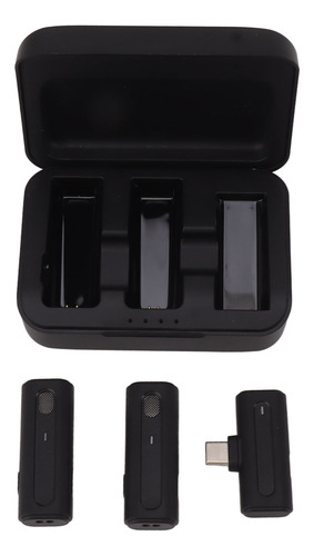 Mini Micrófono De Solapa Micrófono Lavalier Inalámbrico Re