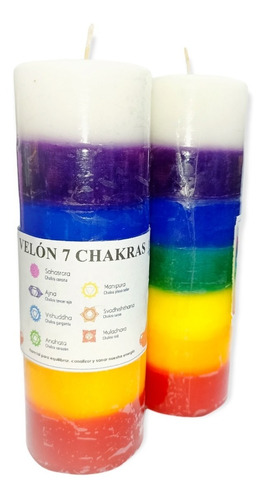 Velón # 8 7 Chakras