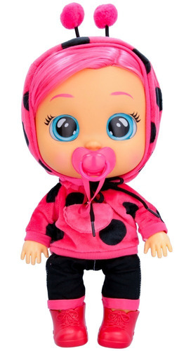 Imagen 4 de 10 de Cry Babies Muñeca Dressy Con Pelo Peina Lady Bebe Lloron Ed
