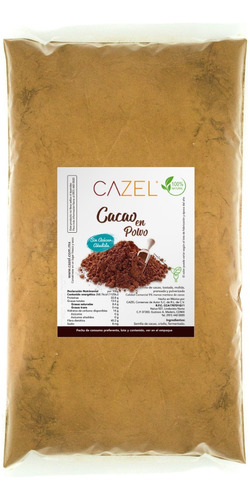 Cacao En Polvo 3 Kg Sin Azúcar Oaxaca