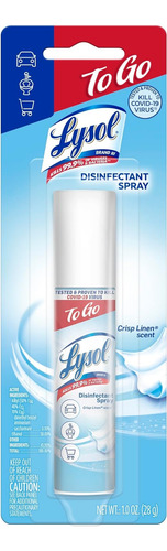 Lysol To Go Spray Desinfectante Bolsillo 5 Pack