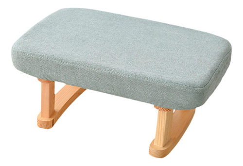 Reposapiés Pequeño, Taburete Otomano, Taburete Verde Claro