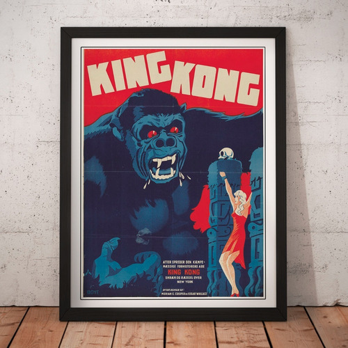 Cuadro Peliculas - King Kong - Movie Poster Fan Art