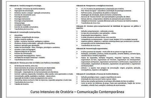 Imagem 6 de 8 de Curso Intensivo De Oratória - Comunicação Contemporânea