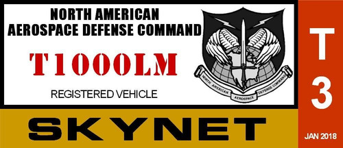 Skynet Calcomanía De Estacionar Dd-2220
