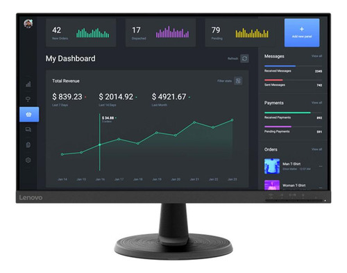 Monitor Thinkvision C24-40 Fhd Wled 24''
