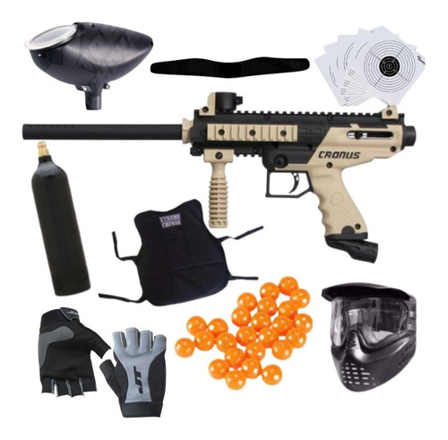 Marcadora Tippmann Paquete Cronus Basic Hopper Gotcha Xtr P