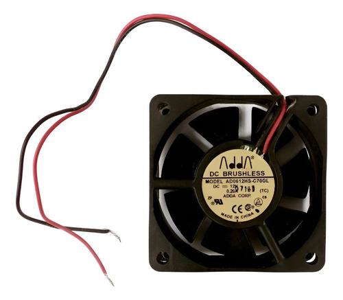 Cooler Ventilador De 8 Cmts 12 Voltios Con Cables Sueltos (Usado)