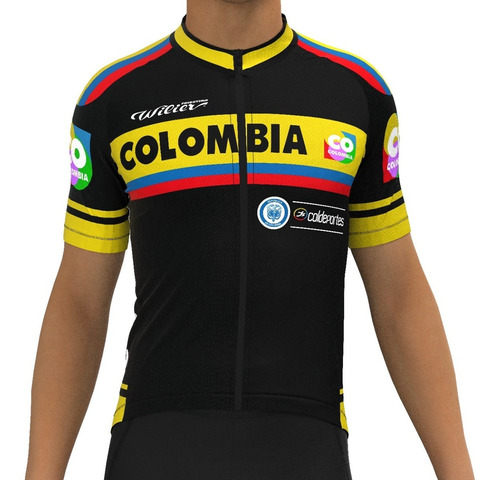 Jersey Maillot Camiseta Ciclismo Colombia Corta 2328