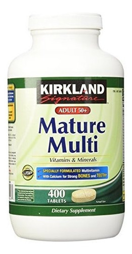 Kirkland Signature Mature Adult Multi Vitamin Tablets - 400 