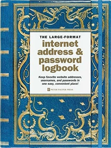 Celestial Large-format Inte Address And Password, de Peter Pauper Pr. Editorial Peter Pauper Press en inglés