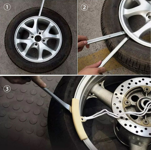 3 Pcs Espatulas 30/40cm Para Desmontar Llanta De Moto Auto