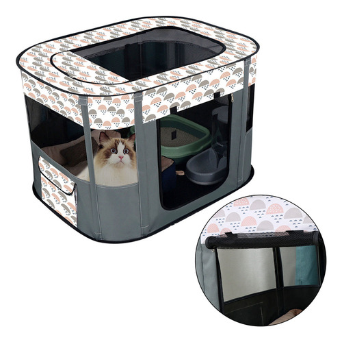 Casa Plegable Para Gatos, Lámpara De Techo Extraíble, Entreg