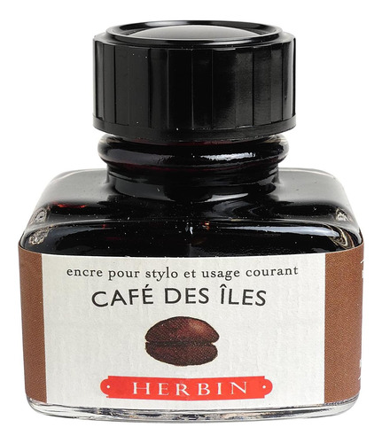 Tinta Para Caneta Tinteiro J. Herbin Café Des Îles 30ml