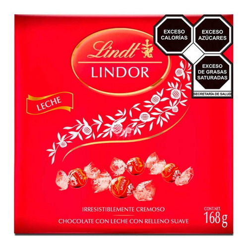 Chocolate Lindt Lindor Leche Caja 168 g