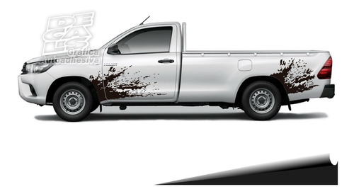 Calco Toyota Hilux Terrain Cabina Simple Juego