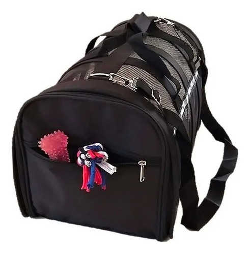 Bolsa Transporte Cao Gato Cachorro Pet Aviao Faixa Refletiva