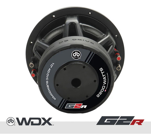 Db Drive Wdx10g2r.2 Subwoofer 10 2500w Doble Bobina 2 Ohms