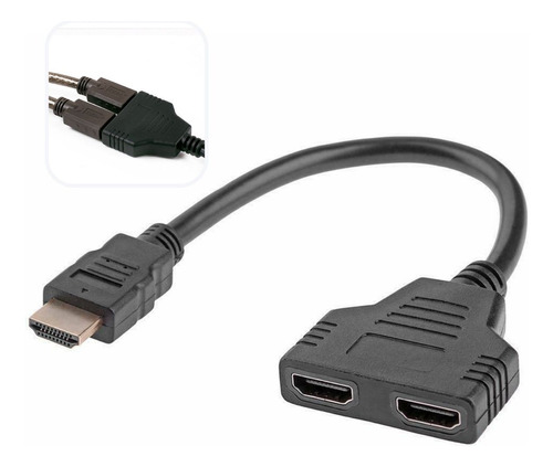 Adaptador Duplica Imagem Notebook Pc P/ Tv Monitor Projetor