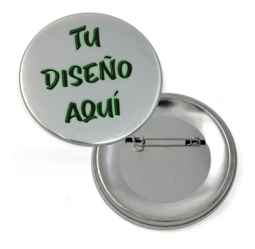 Chapas Publicitarias Y Personalizadas 55mm 10 Unidades