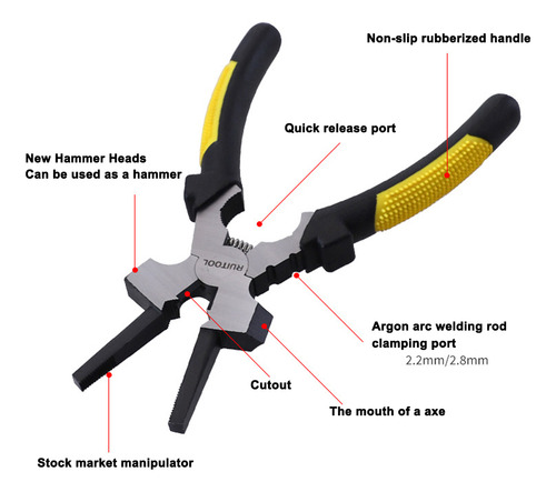 Abrazadera De Soldadura Tig Mig Multifuncional Elect Holder