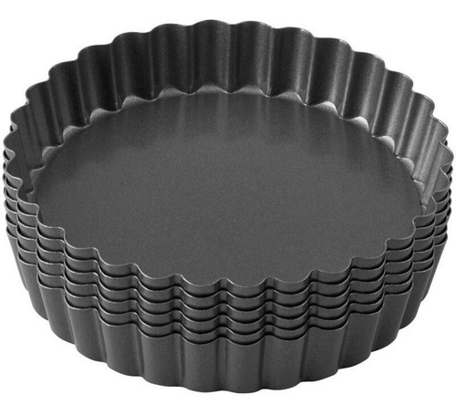 Imagen 4 de 5 de Molde Tartas Mini 10 Cm Desmoldable X 6 Wilton Titanweb