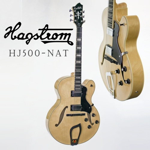 Guitarra Electrica Hagstrom Hj500 Archtop Natural