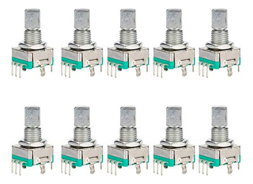 Encoder Rotativo Ec11 De 10 Piezas Interruptor Dode, Po...