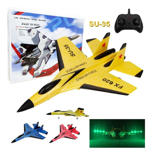 Lazhu Airplane Jet Twin Engine Rc Remote Control Fx620su-35