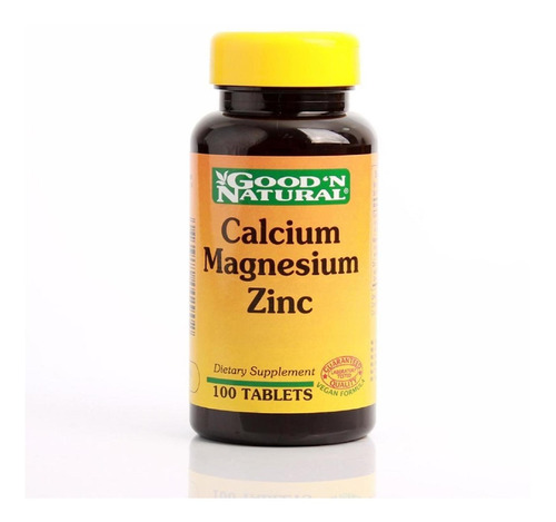 Calcio Magnesio Zinc Chelated X 100 Tab - Goodn Natural