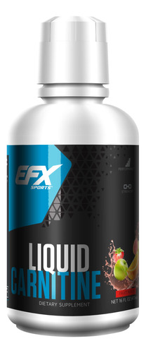 Efx Sports L-carnitina Liquida 1500 Mg, Mejora El Rendimient