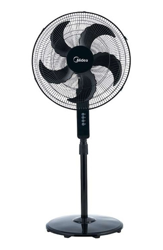 Ventilador Midea De Pedestal 18pul Negro Power Cool Msf18b