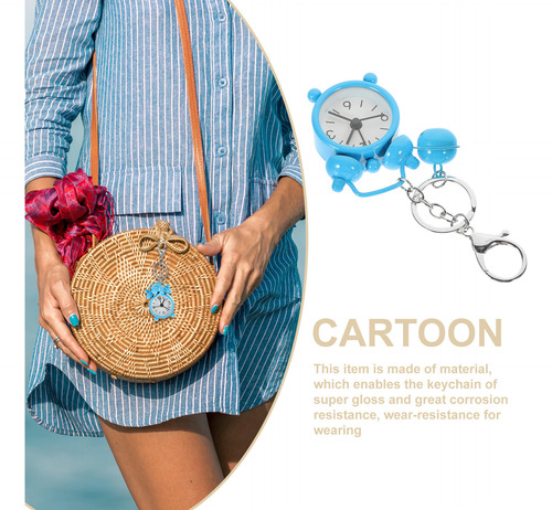 Llavero Con Minireloj, Despertador, Llavero Creativo, 1 Unid