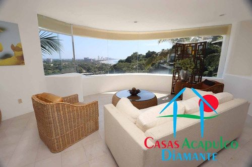 Imagen 12 de 30 de Cad Océano Playa Fortuna Ph 7. Roof Garden Con Palapa, Sala, Comedor, Asador Y Alberca Para 8 Personas