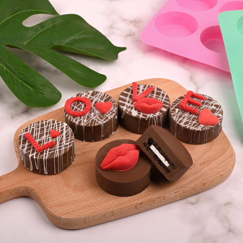 Moldes De Silicona Redondos Para Galletas Y Mini Pasteles