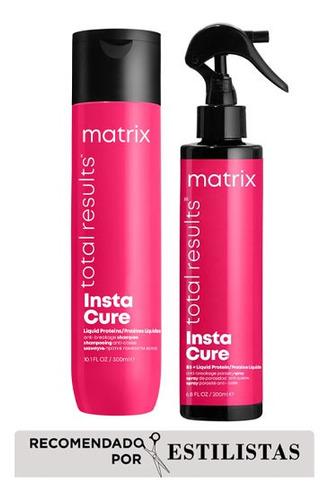 Set Shampoo Instacure 300ml + Spray Instacure 200ml Matrix