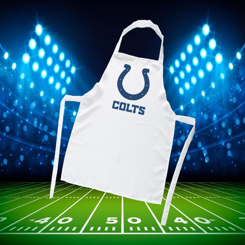 Mandil Delantal Potros De Indianapolis Colts Nfl Blanco