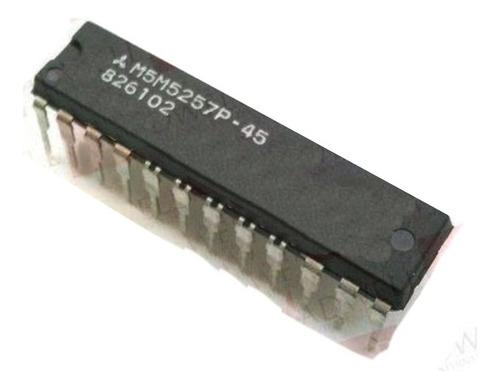 Memoria Ram Estatica 256kx1  Mitsubishi M5m5257p-45l  Dip-24